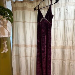 Free People Maxi Dress Pomegranate Wine Size M